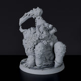 Miniature of Lord of Decay demon monster with scythe - dedicated set for Demonic Kingdom army