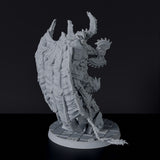 Miniature of Lord of Fury demon monster with axe - dedicated set for Demonic Kingdom RPG army