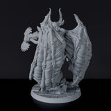 Fantasy miniature of Lord of Fury demon monster with axe - Bloodfields tabletop RPG game