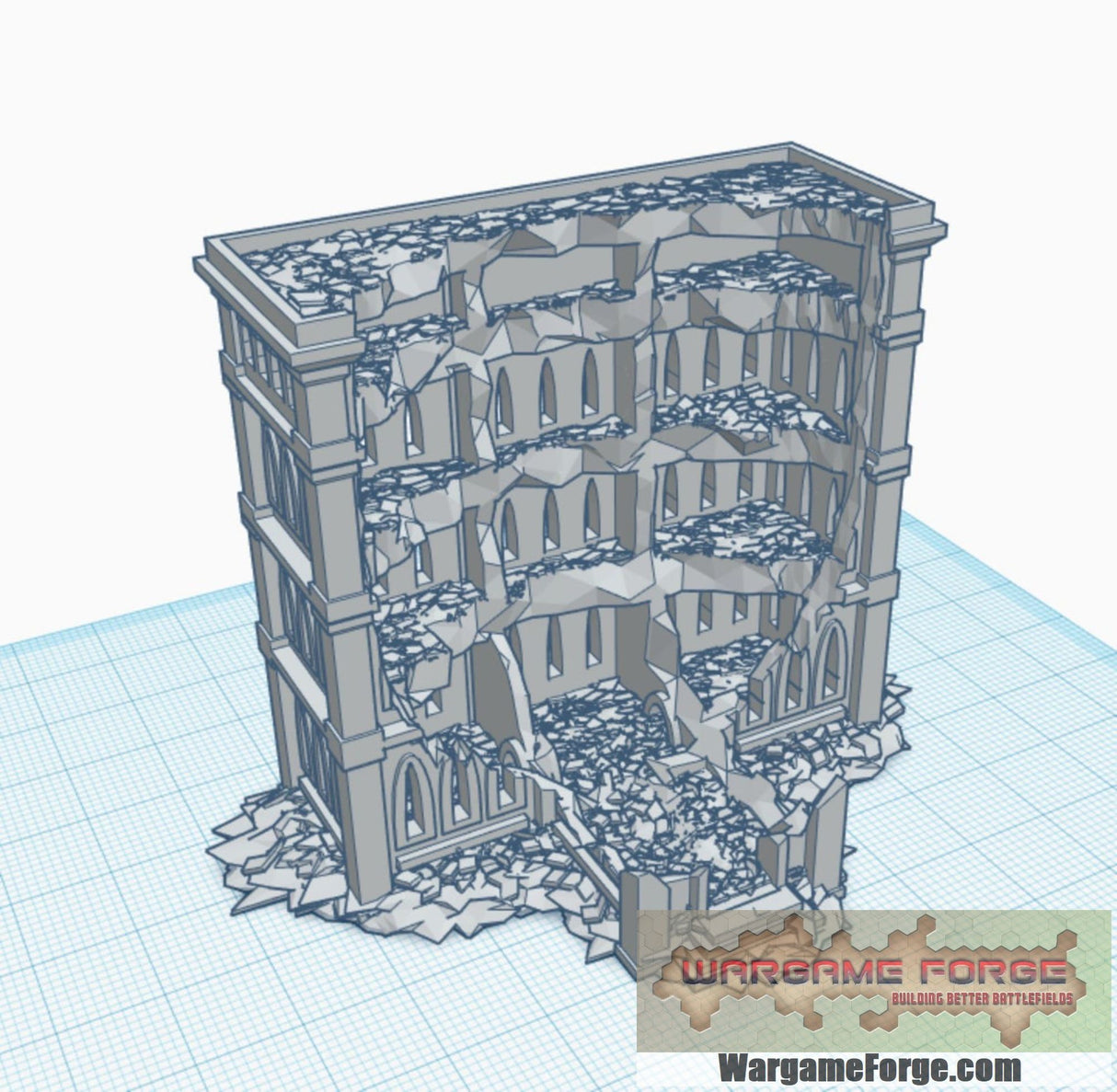 6mm / 8mm Gothic Ruins Mega Bundle (100 STLs)