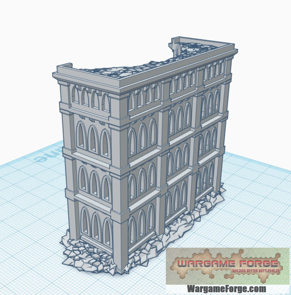 6mm / 8mm Gothic Ruins Mega Bundle (100 STLs)