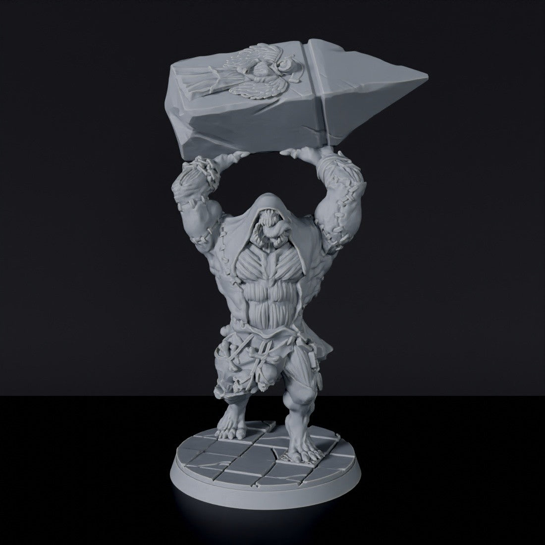 Fantasy miniatures of Flesh Ripper vampire monster - Bloodfields tabletop RPG game