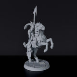 Dedicated set for Bloodfields Gravehaunt Vampires army - fantasy miniature of Marquis Immortale vampire with axe on horse