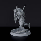 Miniature of skeleton fighter Maximus the Kingslayer with halberd - Undead Dominion set for Bloodfields RPG wargame