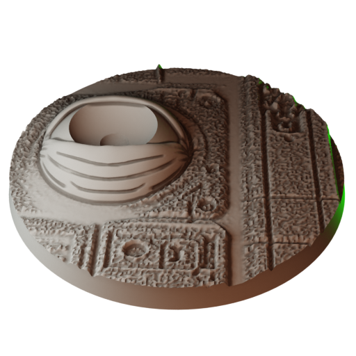 80mm Sci-fi Horror Round Bases (Set of 4)