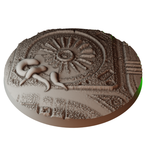 80mm Sci-fi Horror Round Bases (Set of 4)