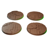 80mm Ancient Horror Round Bases (Set of 4)