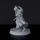 Miniature of samurai warrior Zatoichi with sword - Dragon Empire set for Bloodfields RPG wargame