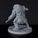 Miniature of asian beast Oni with war cudgel - Mythborn Yokai dedicated set for Bloodfields tabletop wargame