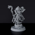 Fantasy miniatures of undead Sharifa The Timeless female wizard with staff - Bloodfields tabletop RPG game