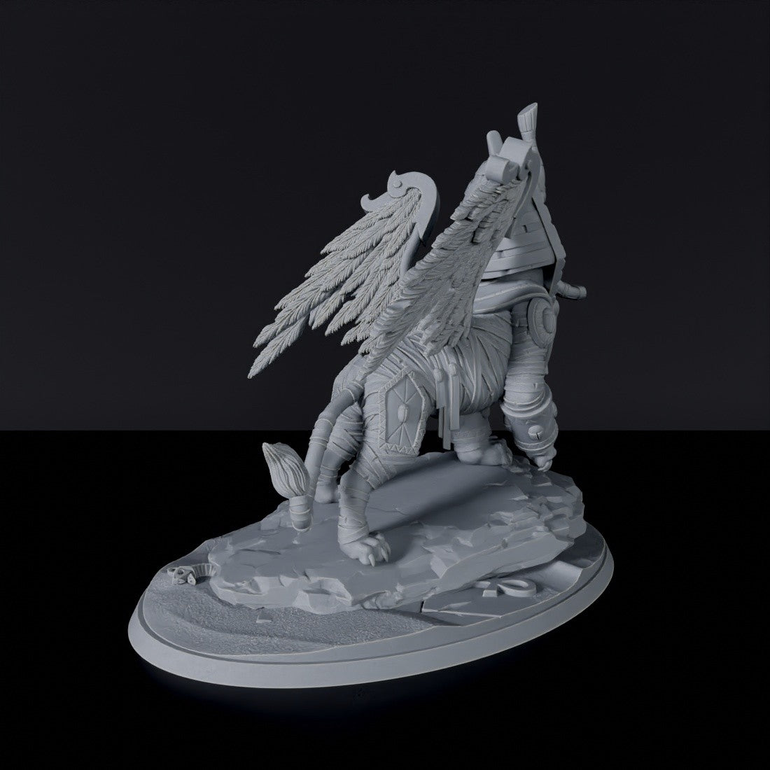 Dedicated set for Bloodfields Gods of Sun and Sand army - fantasy miniature of egyptian flying beast Aarogan Wisdom Of Ur