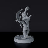 Miniature of arabic fighter Barak'Um - Cult of Flame dedicated set for Bloodfields tabletop wargame