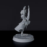 Dedicated set for Bloodfields Cult of flame army - fantasy miniature of arabic Kel'Mithar with swords (scimitars)