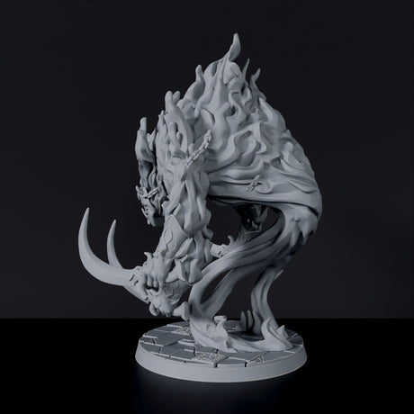 Miniature of elemental Sha'bur Badavdur - Cult of Flame dedicated set for Bloodfields tabletop wargame