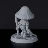 Fantasy miniature Shroom Thug forest beast fighter with spear for Bloodfields tabletop RPG game