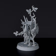 Fantasy miniatures of magic goblin shaman Shrooman Shnillo with staff and hat - dedicated for Bloodfields tabletop RPG game