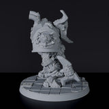 Miniature of Kibali dwarfs monster robot monster - dedicated set for Corrupted Dwarfs RPG army