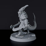 Miniature of dragonborns Ragon Ta-Ran - Vile Dragonborn dedicated set for Bloodfields tabletop wargame