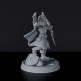 Dedicated set for Bloodfields Everdark Elves army - fantasy miniature of elf Balander D'Rand with quiver and bow