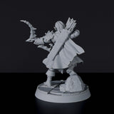 Fantasy miniature of elf Balander D'Rand with bow and quiver - dedicated set to army for Bloodfields tabletop RPG game