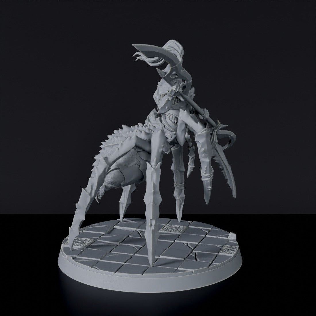 Dedicated set for Bloodfields Everdark Elves army - fantasy miniature of elf beast spider Dusk Lurker