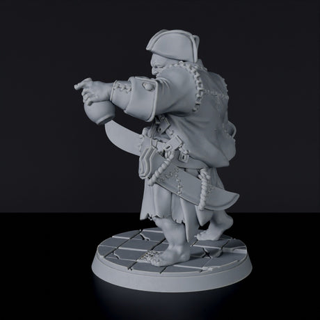 Miniature of pirate Ogre Crewman - dedicated set for Bloodfields tabletop wargame