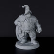 Fantasy miniatures of pirate ogre Rodrigo de Ogra with sword and helmet - dedicated set to army for Bloodfields RPG game