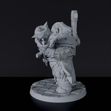 Miniature of beast mammoth Vishal monster fighter - dedicated set for Bloodfields tabletop wargame