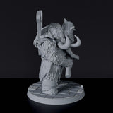 Dedicated set for Bloodfields Beastshape Tribe army - fantasy miniature of mammoth warrior Vishal