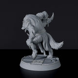 Miniature of Sha dog warrior with sword - dedicated set for Bloodfields tabletop wargame