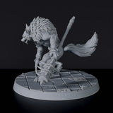 Miniature of werewolf Lupo beast fighter werewolf - dedicated set for Bloodfields tabletop wargame