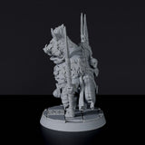 Miniature of boar Brother Tusk - dedicated set for Bloodfields tabletop wargame