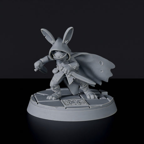 Fantasy miniature of bunny Bunnaby for Bloodfields Beastshape Tribe army