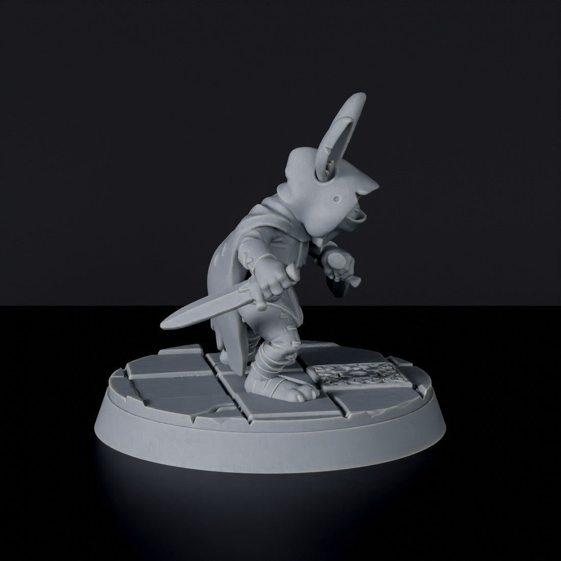 Dedicated set for Bloodfields Beastshape Tribe army - fantasy miniature of bunny Bunnaby