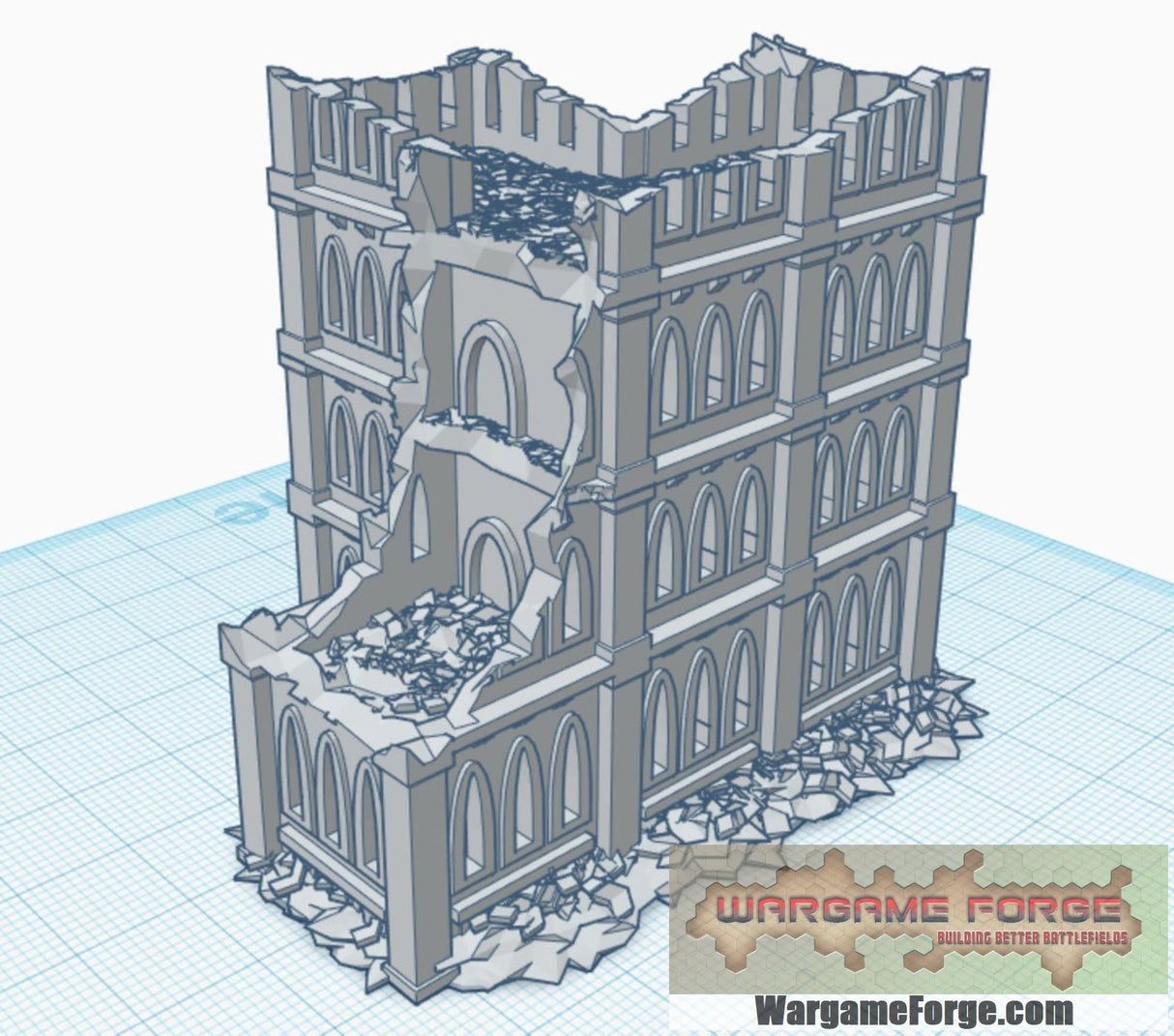 6mm / 8mm Gothic Ruins Mega Bundle (100 STLs)