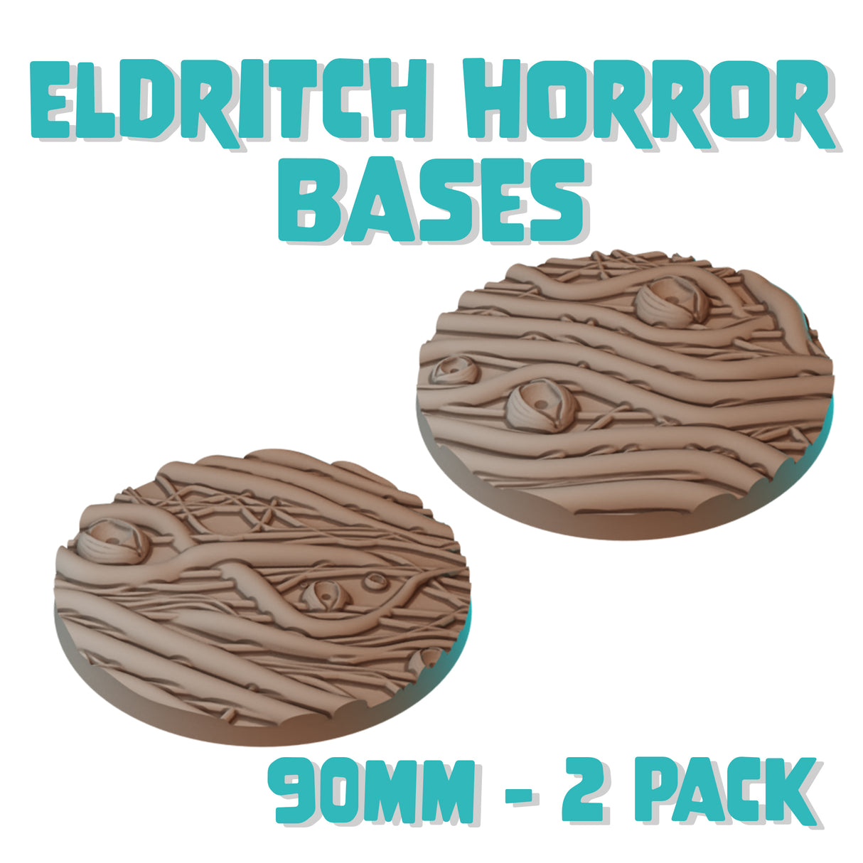 90mm Eldritch Horror Round Bases (Set of 2)