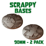 90mm Scrappy Round Bases (Set of 2)