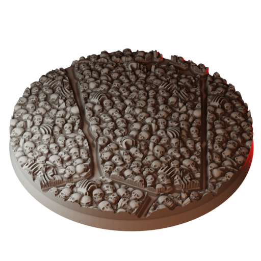 90mm Skull Round Bases (Set of 2)