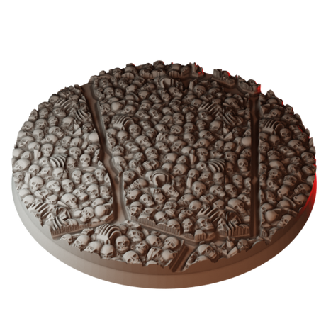 90mm Skull Round Bases (Set of 2)