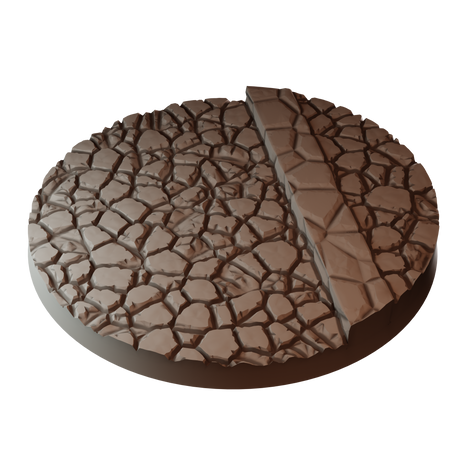 90mm Cobblestone Round Bases (Set of 2)