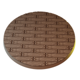 90mm Wood Round Bases (Set of 2)