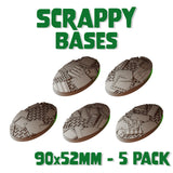 90x52mm Scrappy Round Bases (Set of 5)