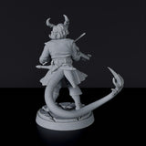 Miniature of Tiefling Male Bard - dedicated set to army for fantasy tabletop RPG games