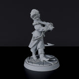 Dedicated set for fantasy tabletop RPG army - Tiefling Female Bard miniature