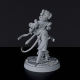 Miniature of Tiefling Female Bard - dedicated set to army for fantasy tabletop RPG games