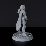 Dedicated archer set for fantasy tabletop RPG army - Human Female Ranger miniature with bow