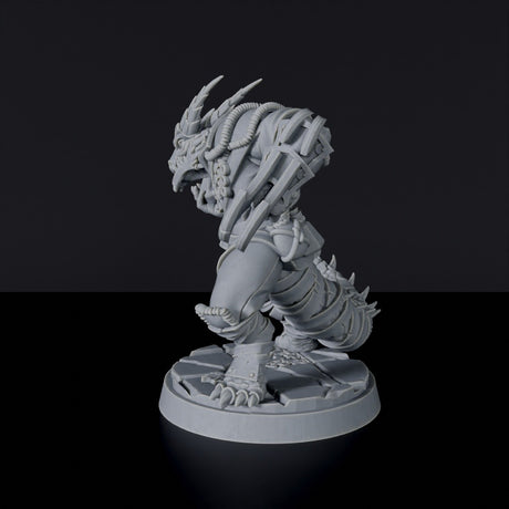 Miniature of thief - Dragonborn Male Rogue dedicated fantasy set for tabletop roleplaying games and collectors