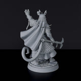 Miniatures of Tiefling Female Cleric - dedicated set to army for fantasy tabletop RPG games