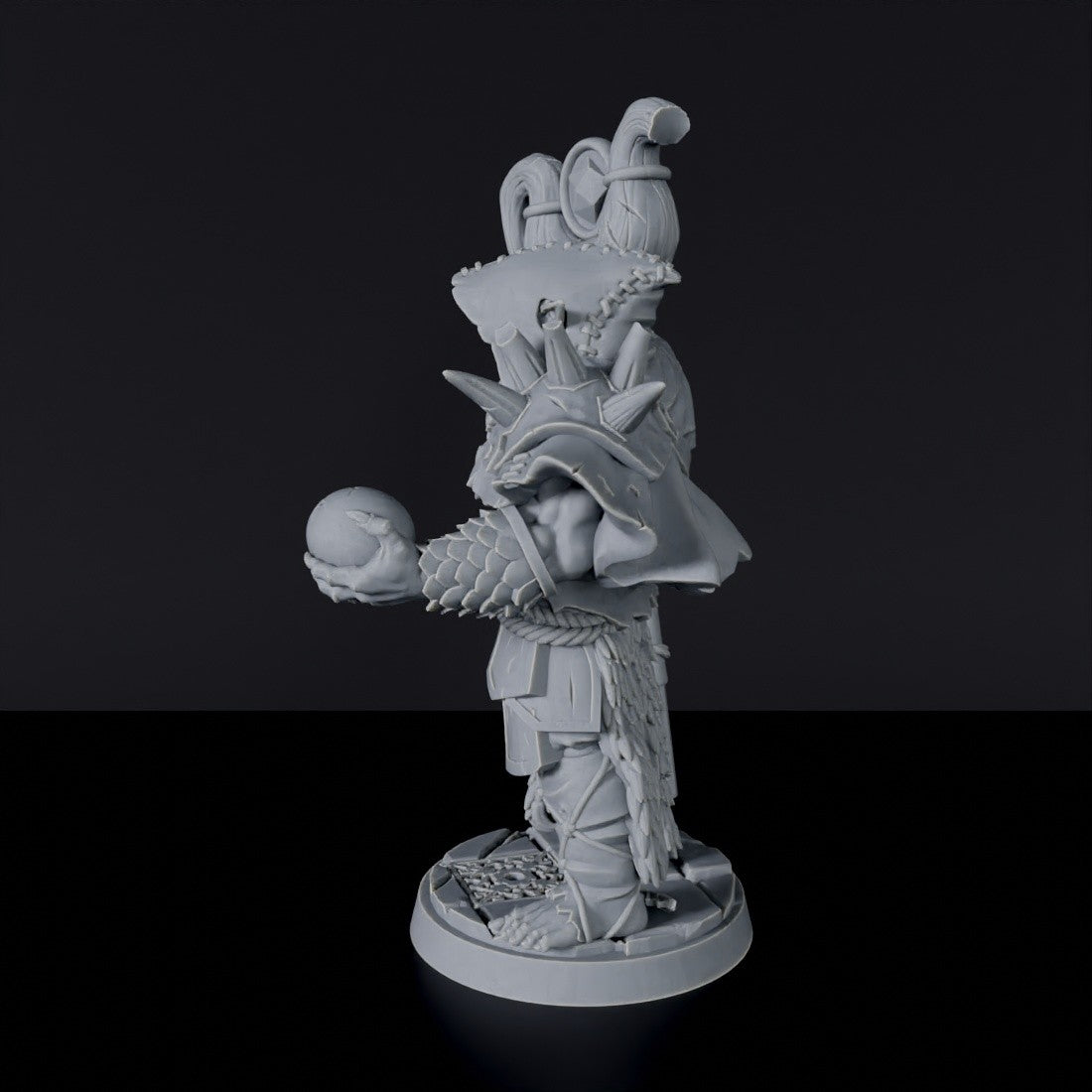 Miniature of Bugbear Male Warlock monster sorcerer - dedicated set for fantasy tabletop roleplaying games and collectors