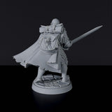 Miniature of Human Male Paladin ver. 2 - dedicated set to army for fantasy tabletop RPG games